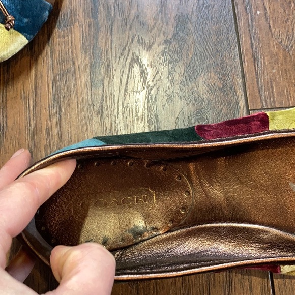 Coach Velvet Patchwork Ballet Flats - Picture 11 of 16